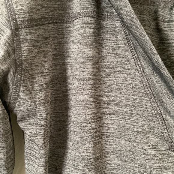 Zella Womens Hooded Pullover Top Black Grey Heather Medium - Picture 3 of 6